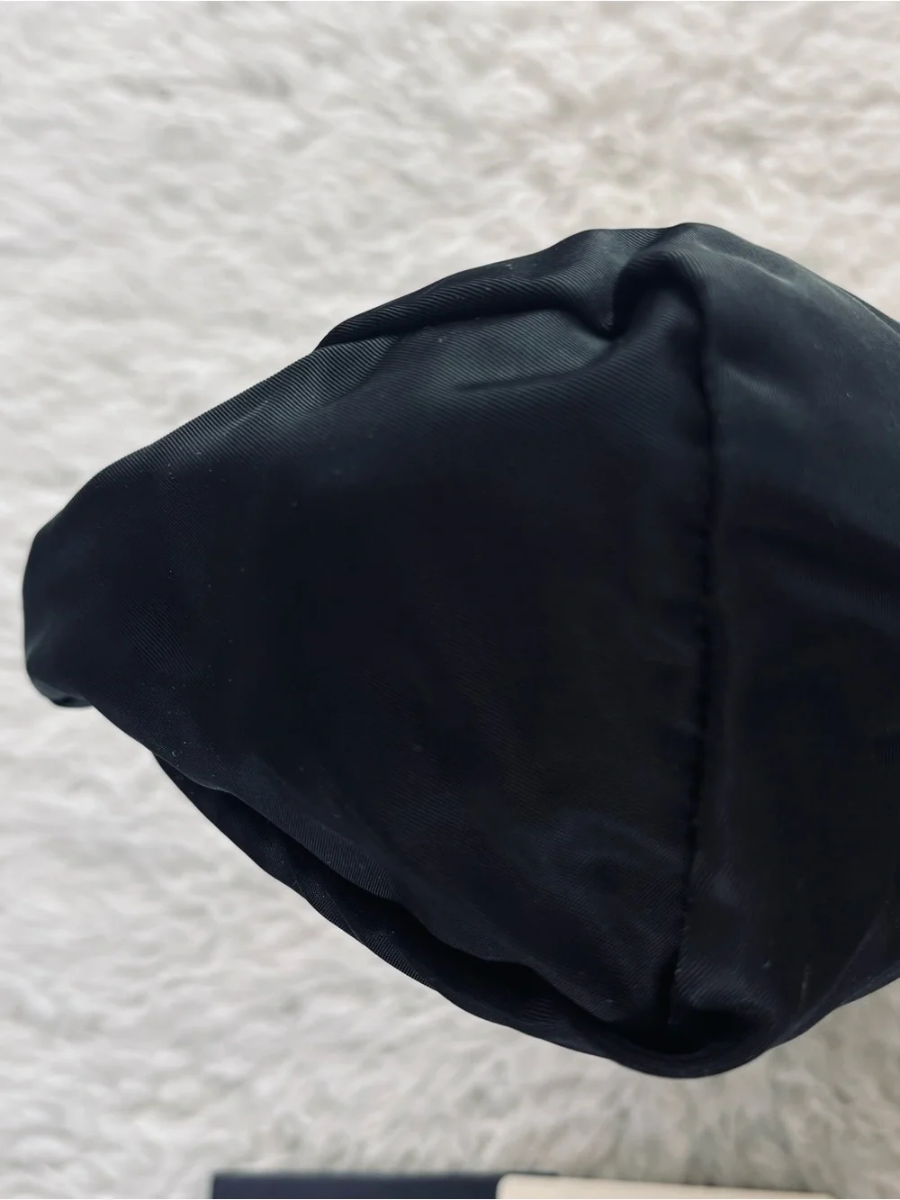 Prada Black Nylon Unisex Toiletries/Cosmetic/Novelty Pouch Bag with Auth card